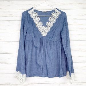 Altar’d State Denim Blouse